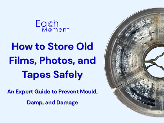 How to Store Old Films, Photos, and Tapes Safely: An Expert Guide to Prevent Mould, Damp, and Damage
